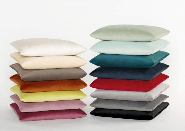 Kissenhülle DUVAL taupe in taupe aus Polyester