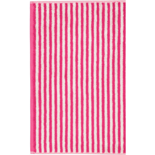 Handtuch CAMPUS Ringel in pink aus Baumwolle