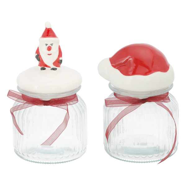 Vorratsglas SANTA in transparent aus Glas