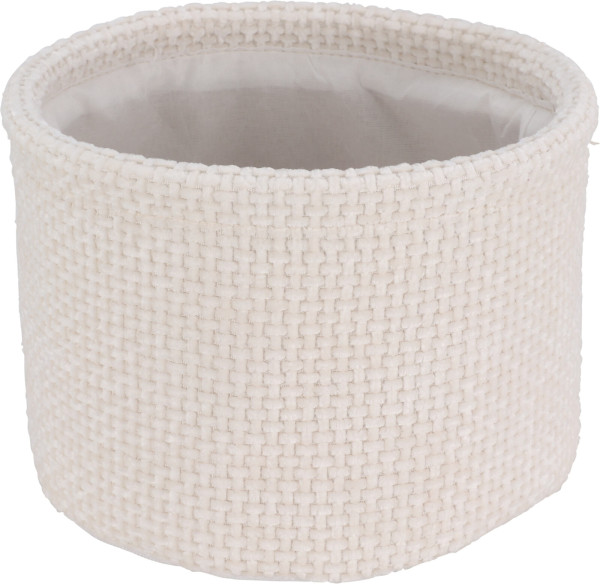 Korb TEDDY mittel in creme aus Polyester