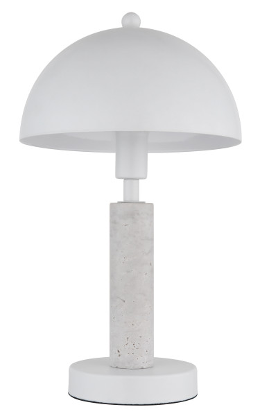 Tischleuchte JANIE in weiß aus Metall