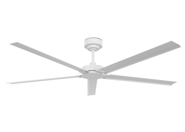 Deckenventilator MONZA in weiß aus Aluminium