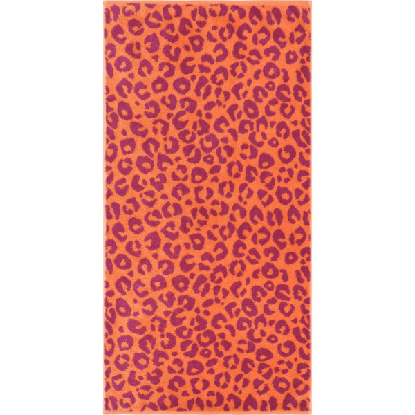 Duschtuch TWO-TONE LEO in pink aus Baumwolle