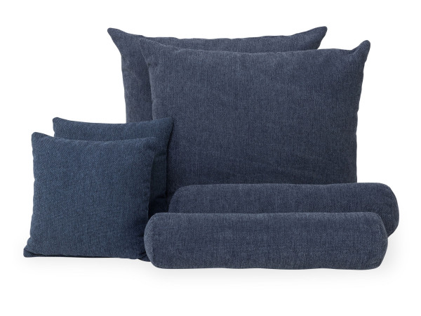 Kissen-Set SOLIN / CELESTE in blau aus Stoff