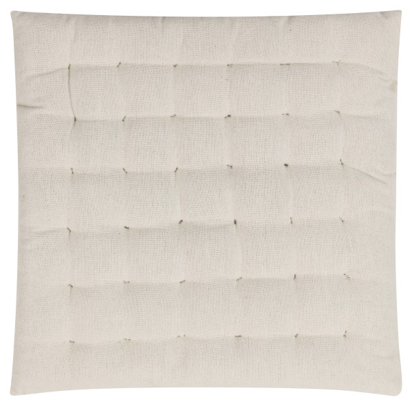 Sitzkissen FREYA elfenbein aus Baumwolle