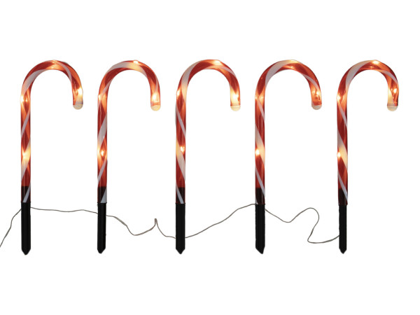 Gartenstecker-Set ZUCKERSTANGE in mehrfarbig aus Kunststoff