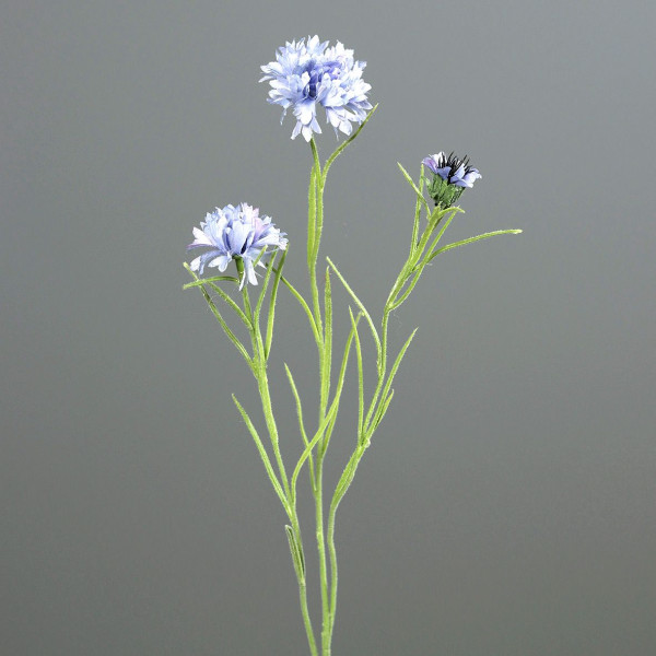 Kunstblume Kornblume in blau aus Kunststoff