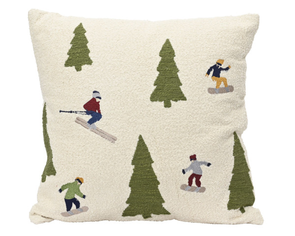 Kissen in weiß aus Baumwolle