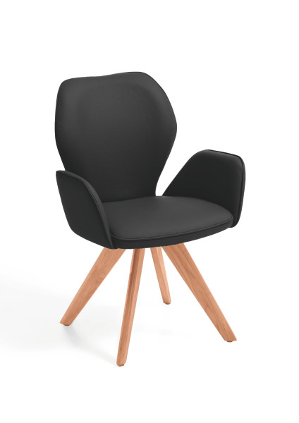 Polsterstuhl COLORADO in  Napoli schwarz