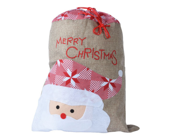 Geschenktasche SANTA in mehrfarbig aus Polyester