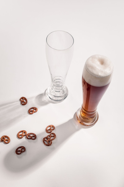 Weizenbierglas-Set BAVARIA in klar aus Glas