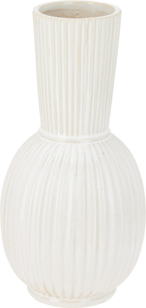 Vase RIFFEL in weiß aus Porzellan