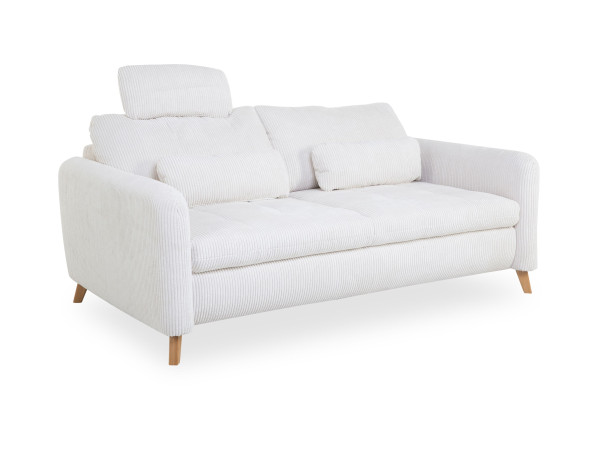 Sofa 3 Sitzer SANSIBAR VARBERG in natur aus Stoff