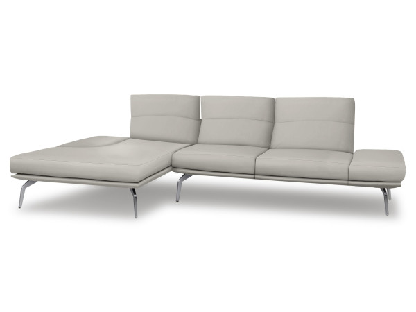 Polsterecke KOINOR FENDO in grey aus Leder