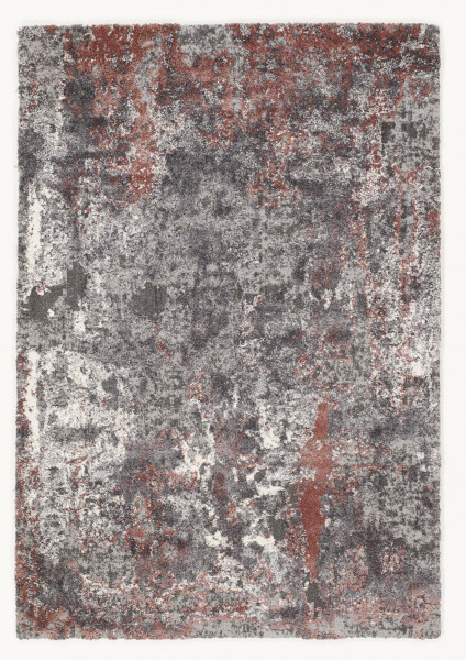Teppich SPACE in rot aus Mischgewebe