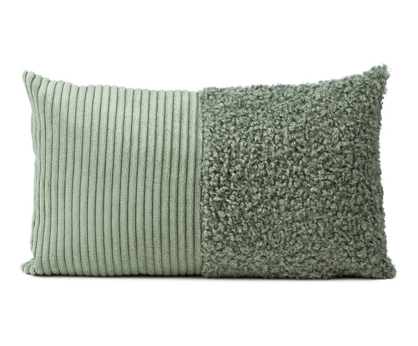 Kissen ANORA salbei in Salbei aus Polyester