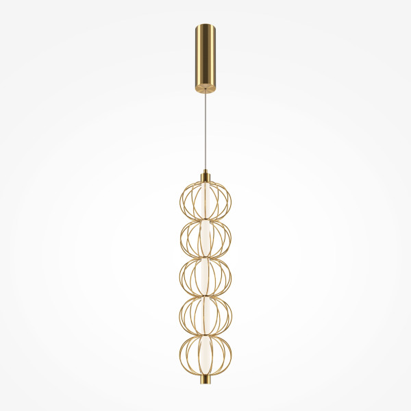 Pendelleuchte GOLDEN CAGE in goldfarben aus Metall