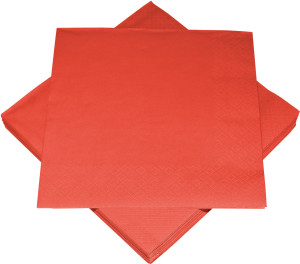 Servietten BASIC rot Servietten BASIC rot