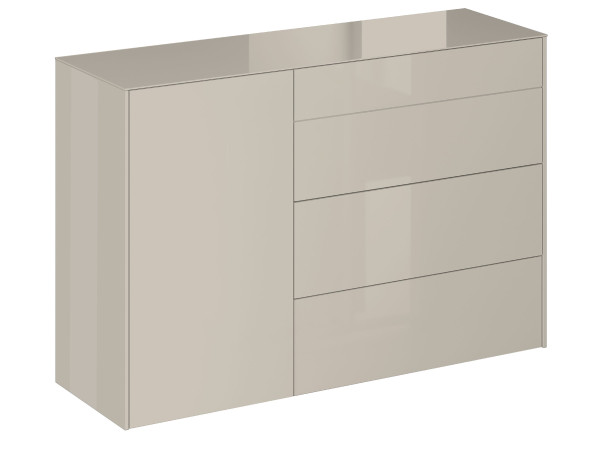Sideboard MACKENZIE in kaschmir aus Glas