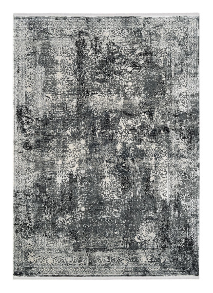 Teppich LOTUS in grau aus Mischgewebe