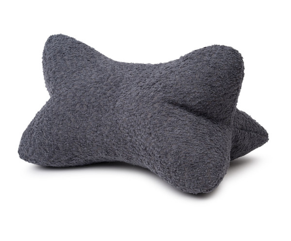 Lesekissen CORALI in grau aus Polyester