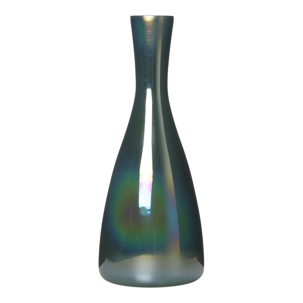 Vase HUBBLE in blau aus Glas