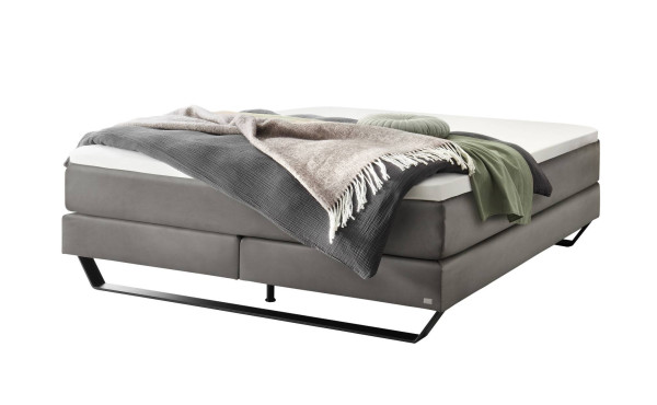 Boxspringbett HASENA JULIETA in 835-Monet steel