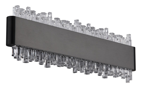 Wandleuchte STALAGMITA in schwarz aus Metall