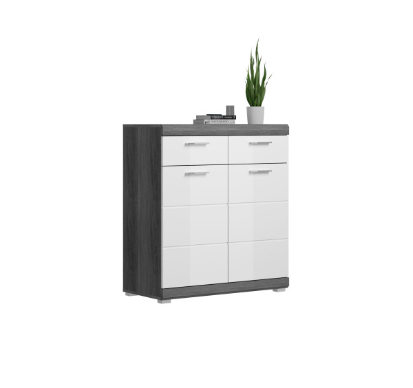 Schuhschrank SCOUT in mehrfarbig aus MDF furniert