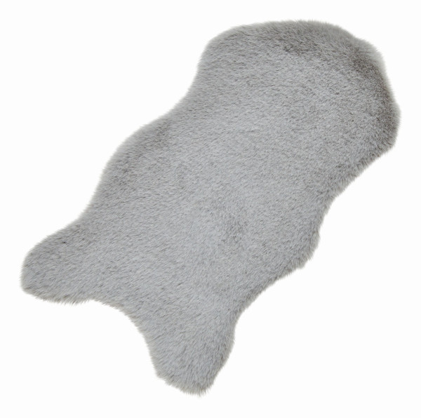 Kunstfell FLAUSCH in grau aus Polyester