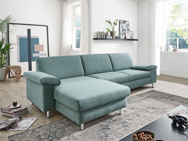 Polsterecke vito Spring-S in aqua aus Stoff