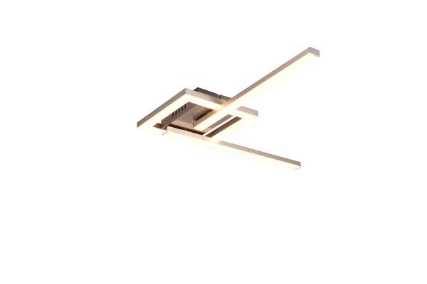 Deckenleuchte VIALE LED in Nickel aus Metall