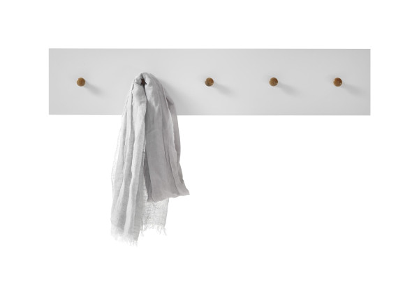 Wandgarderobe CERVO in weiß