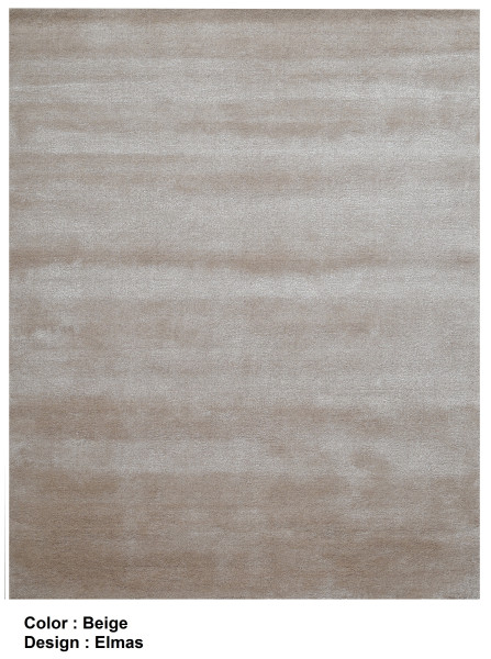 Teppich ELMAS in beige aus Mischgewebe