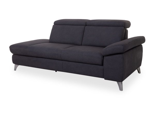 Recamiere vito SERENITY 2.0 in dunkelgrau aus Stoff