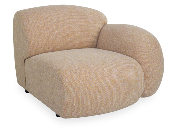 Sofaelement ZEFERINO PRATO in Mustard aus Stoff