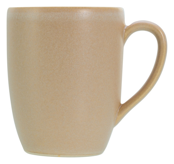 Henkelbecher UNO in beige aus Steinzeug