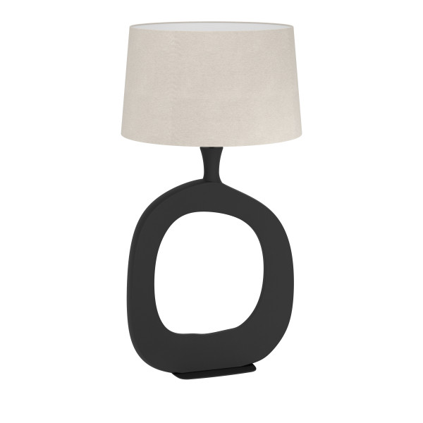 Tischleuchte DIEZMA in schwarz aus Metall