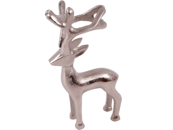 Rentier ROLF in rose aus Aluminium