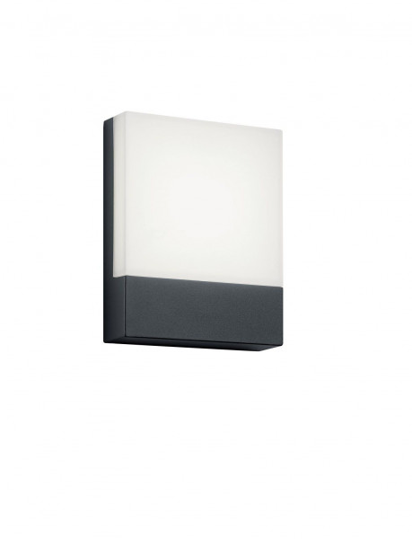 Wandleuchte PECOS in anthrazit aus Aluminium