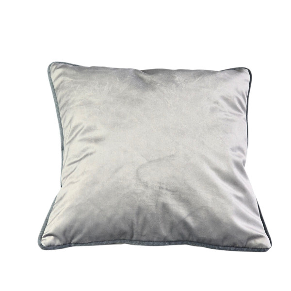 Kissen CALIFORNIA silber in silberfarben aus Polyester