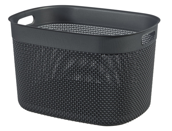 Korb FILO RECYCLING XL in anthrazit aus Polypropylen