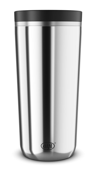 Isolierbecher alfi ISO COFFEE PRO in silberfarben aus Edelstahl