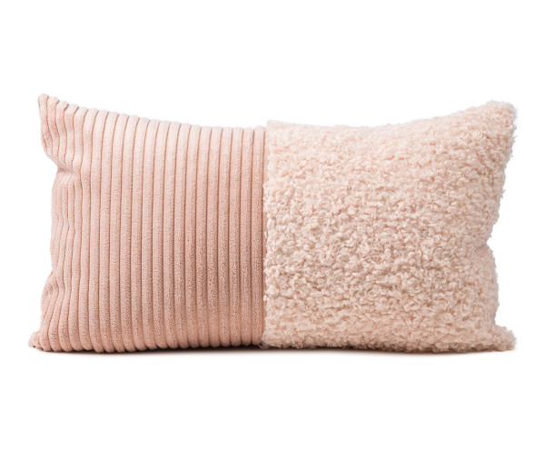 Kissen ANORA altrosa in Altrosa aus Polyester