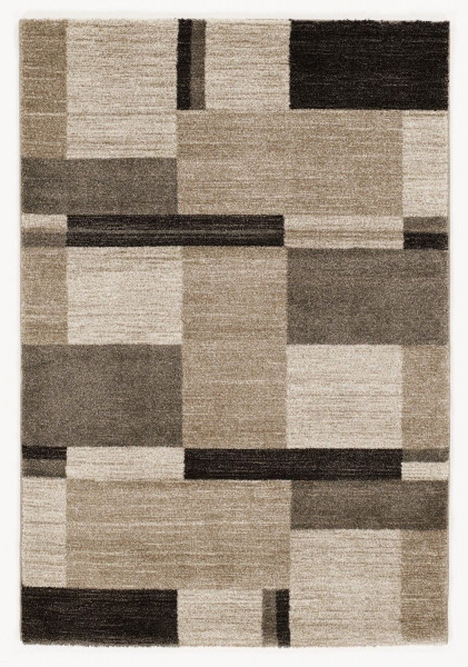 Webteppich Buffalo in beige aus Polypropylen