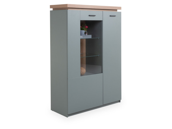 Highboard DESPINA SALBEI in Salbei aus Dekor