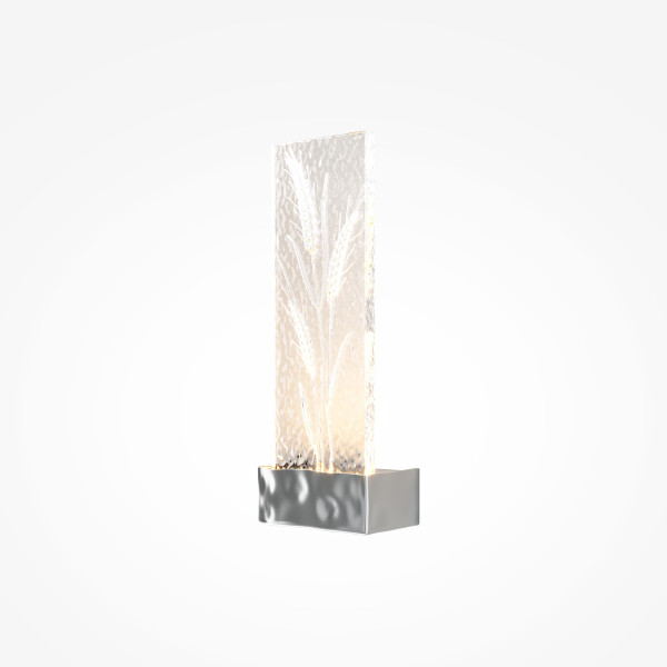 Wandleuchte ORNATE in chromfarben aus Edelstahl