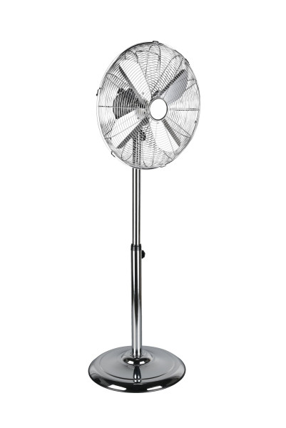Ventilator YSTAD in chromfarben aus Metall