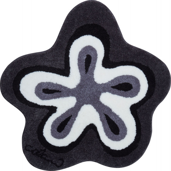 Badematte Colani 1 in anthrazit aus Polyacryl