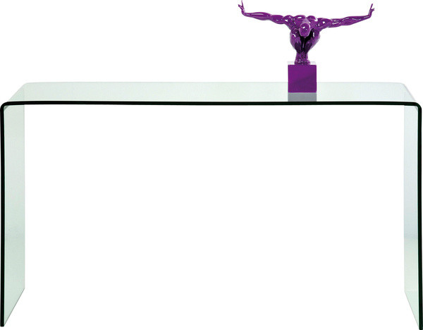 Konsole CLEARCLUB in transparent aus Glas